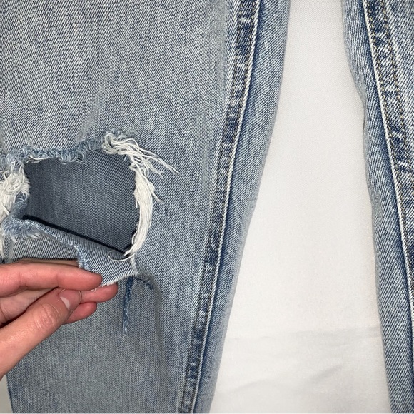 Wild Fable Super High-Rise Mom Jean Distressed - Picture 8 of 8